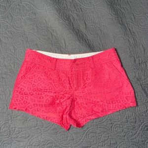 Pink Lace Lilly Pulitzer Shorts